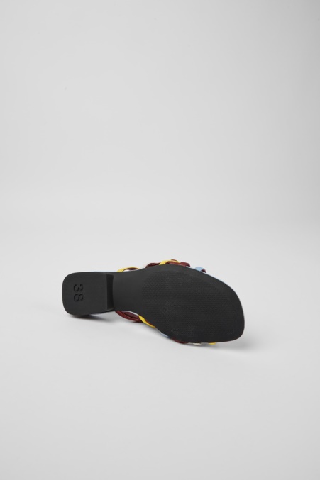 Design Twins Mehrfarbige Ledersandalen Für Damen Camper De