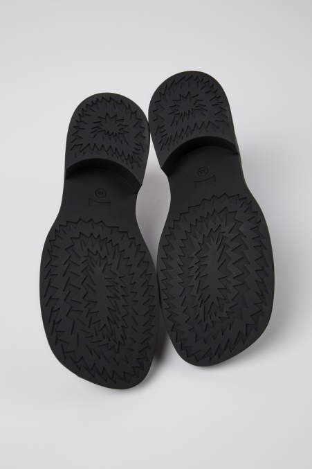 Exklusiver Camper De Taylor Schwarzer Lederloafer Für Damen