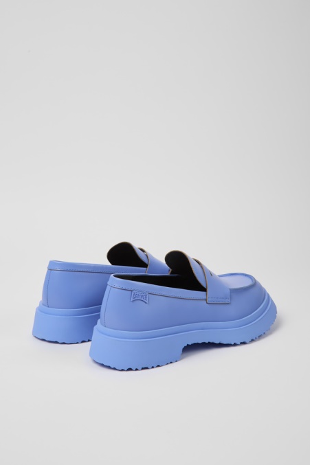 Walden Blauer Lederloafer Für Damen Exklusiv Camper De