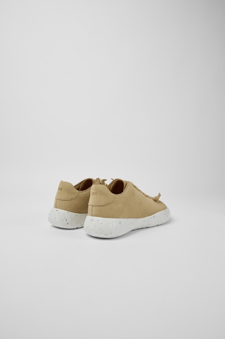Exklusive Camper De Peu Stadium Beige Nubukturnschuhe Für Damen