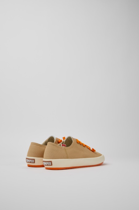Design Peu Rambla Beige Turnschuhe Aus Recycelter Baumwolle Für Damen Camper De