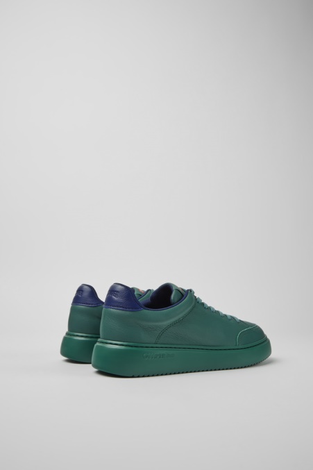 Camper De Design Runner K21 Grüne Lederturnschuhe Für Damen