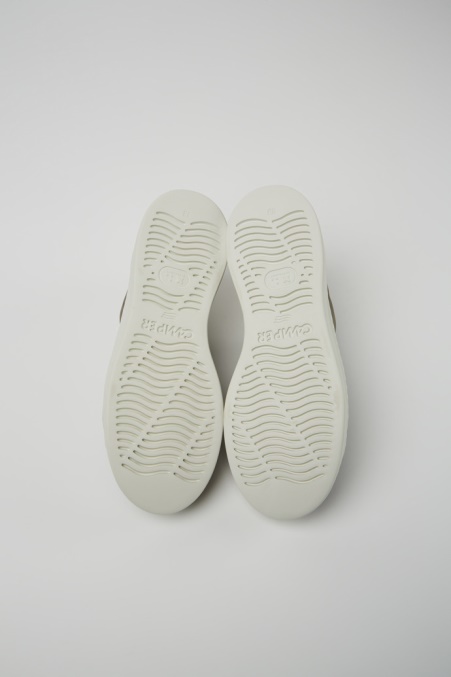 Runner Up Braun-grauer Nubuk Sneaker Für Damen Exklusiv Camper De