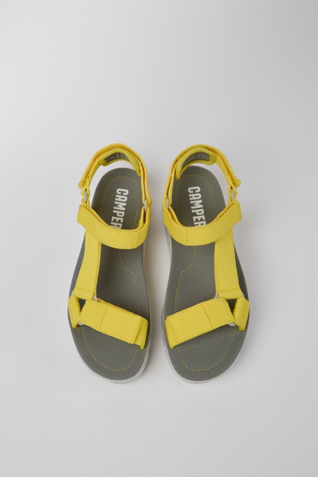 Design Oruga Up Gelb Recycelte Pet-sandalen Für Damen Camper De