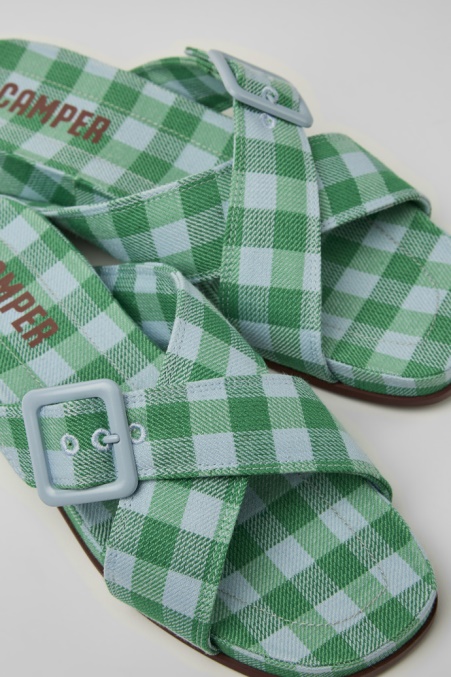 Design Atonik Blaue Und Grüne Sandalen Für Damen Camper De