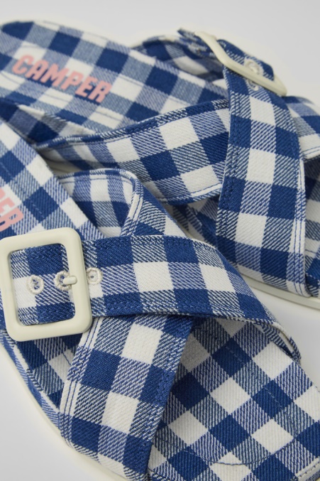 Atonik Blau-weiße Sandalen Für Damen Camper De Neuankömmlinge