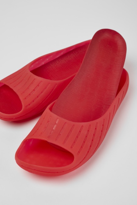 Camper De Design Wabi Rote Monomaterial-sandalen Für Damen