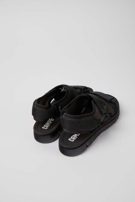 Design Oruga Schwarz-graue Sandalen Für Damen Camper De