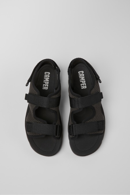 Design Oruga Schwarz-graue Sandalen Für Damen Camper De