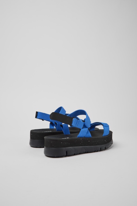 Design Oruga Up Blau Recycelte Pet-sandalen Für Damen Camper De