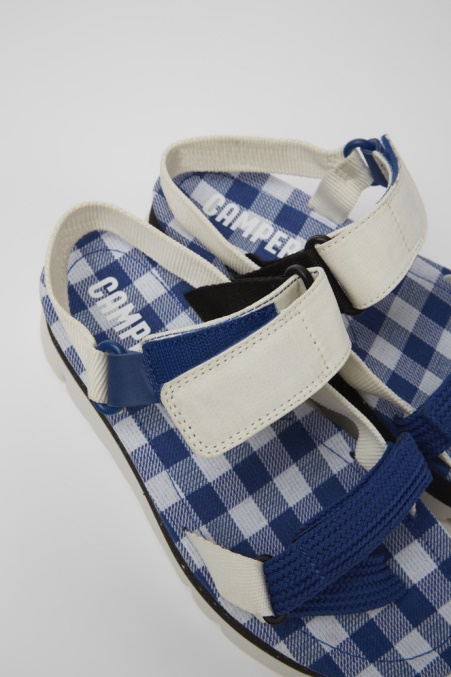 Design Oruga Up Weiß Blau Und Schwarz Sandalen Für Damen Camper De