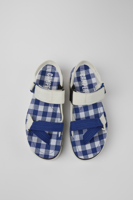 Design Oruga Up Weiß Blau Und Schwarz Sandalen Für Damen Camper De