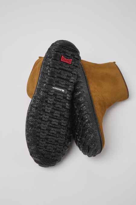 Camper De Design Ground Michelinbraune Wildlederstiefeletten