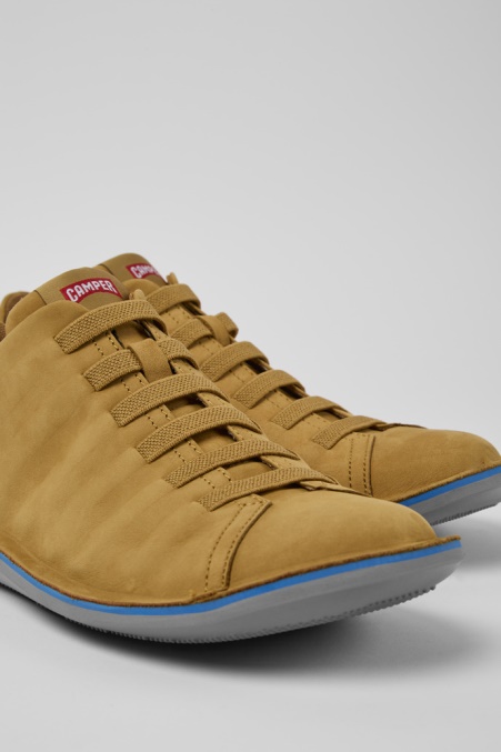 Design Beetle Brown Nubuk Sneaker Für Herren Camper De
