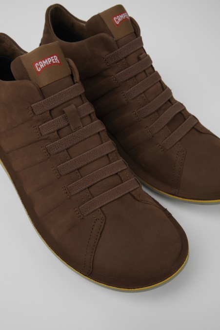 Camper De Beetle Gore-tex Braun Nubuk Stiefeletten Für Herren Neu Eingetroffen
