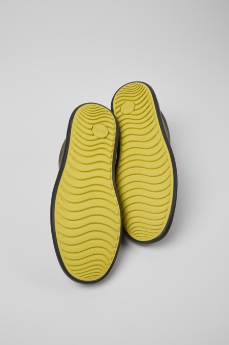 Exklusive Camper De Chasis Graue Lederschuhe Für Herren