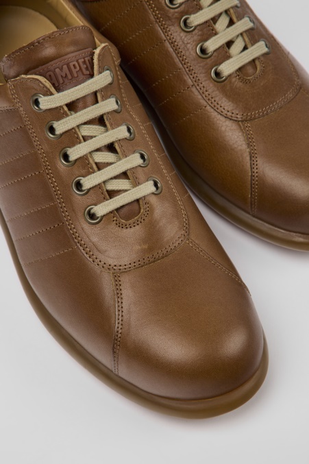 Design Pelotas Braune Ledersneaker Für Herren Camper De