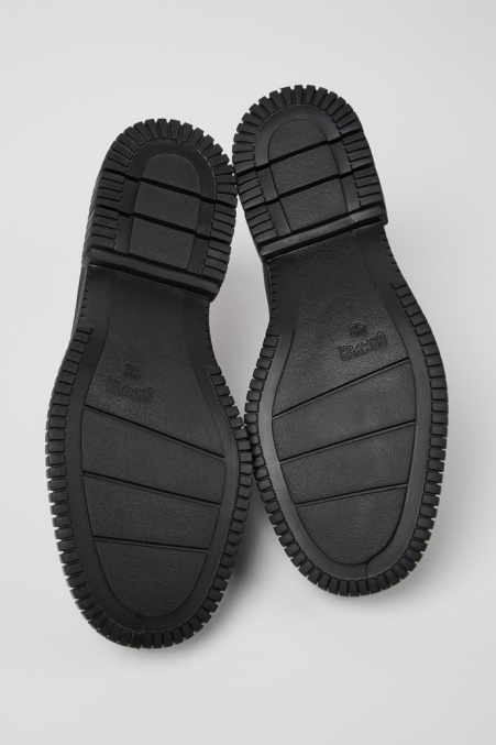 Pix Schnürschuhe Aus Grauem Und Schwarzem Leder Für Herren Camper De Neu Eingetroffen