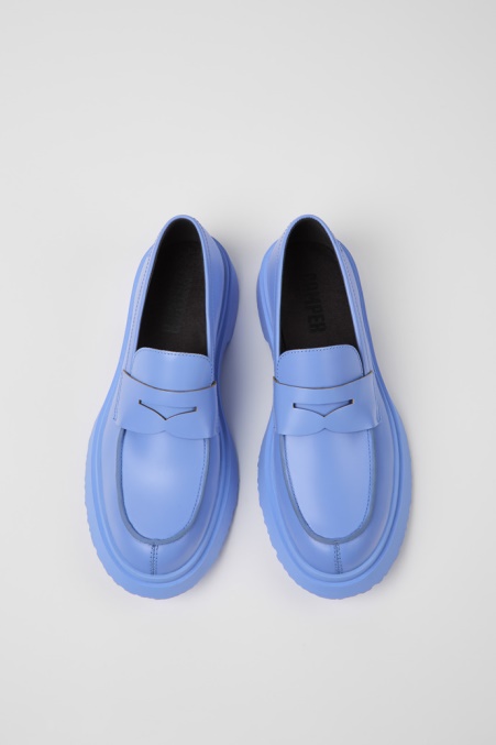 Camper De Design Walden Blaue Lederloafer Für Herren