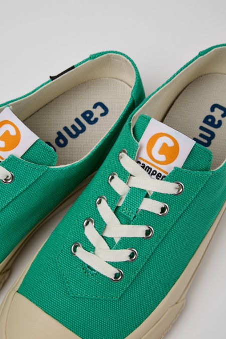 Camaleongrüner Sneaker Aus Recycelter Baumwolle Für Herren Exklusiv Camper De