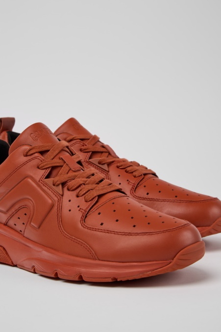 Camper De Design Drift Rote Ledersneaker Für Herren