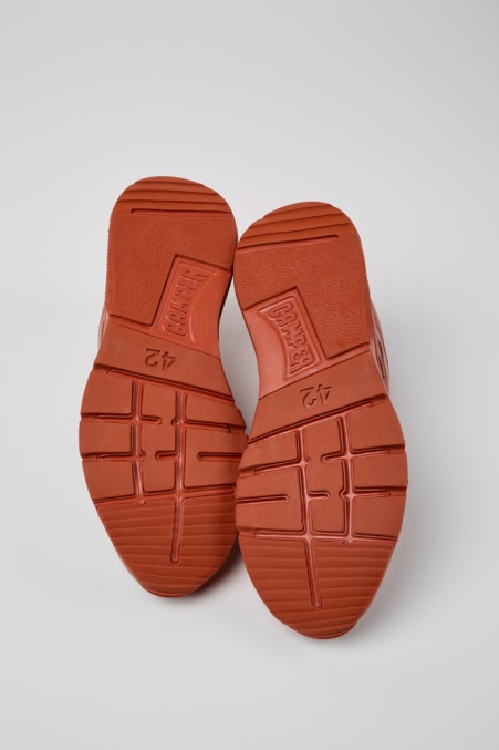 Camper De Design Drift Rote Ledersneaker Für Herren