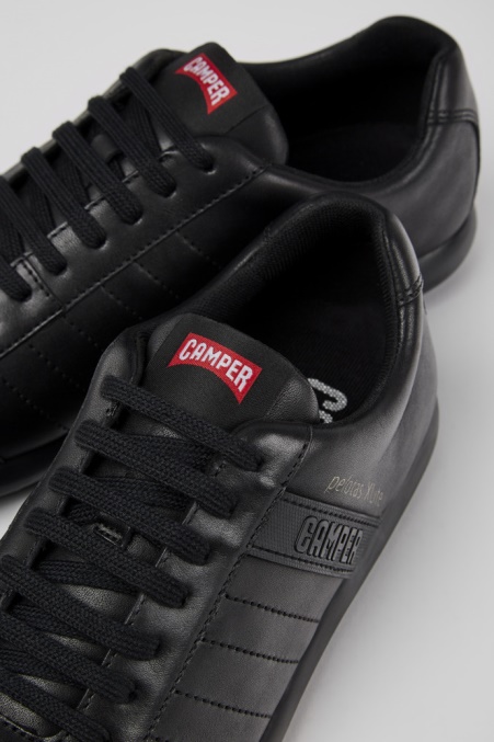 Design Pelotas Xlite Schwarze Lederschuhe Für Herren Camper De