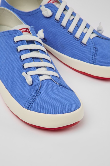 Camper De Design Peu Rambla Blaue Herrensneaker Aus Recycelter Baumwolle