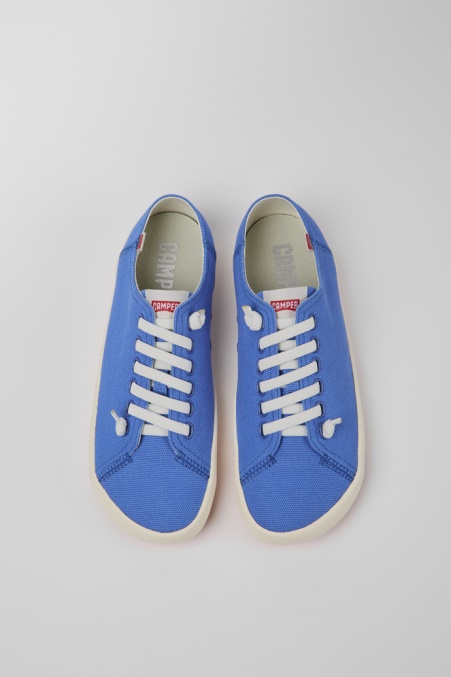Camper De Design Peu Rambla Blaue Herrensneaker Aus Recycelter Baumwolle