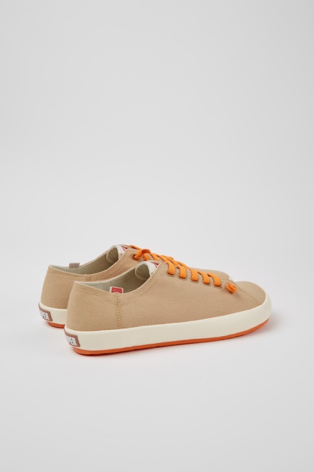 Peu Rambla Beige Sneaker Aus Recycelter Baumwolle Für Herren Exklusiv Camper De