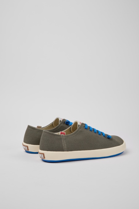 Peu Rambla Grauer Herrensneaker Aus Recycelter Baumwolle Camper De Neu Eingetroffen