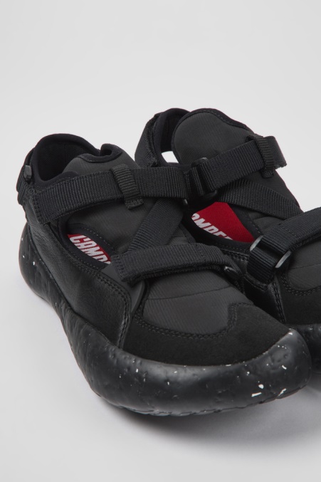 Camper De Design Peu Stadium Schwarze Halboffene Turnschuhe Für Herren