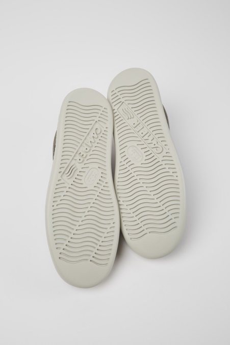 Camper De Runner Graue Ledersneaker Für Herren Neu Eingetroffen