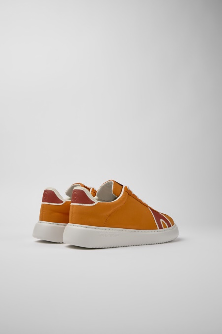 Camper De Design Runner K21 Orange Rote Und Weiße Turnschuhe Für Herren