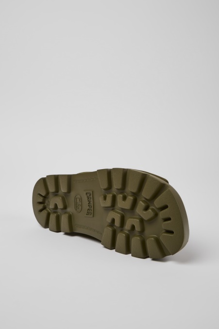 Camper De Brutus Sandale Grüne Recycelte Baumwolle Sandalen Für Herren Neu Eingetroffen