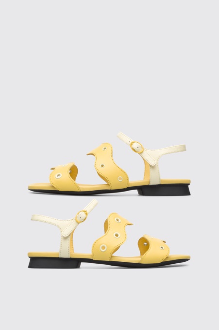 Camper De Design Twins Mehrfarbige Sandale Für Damen