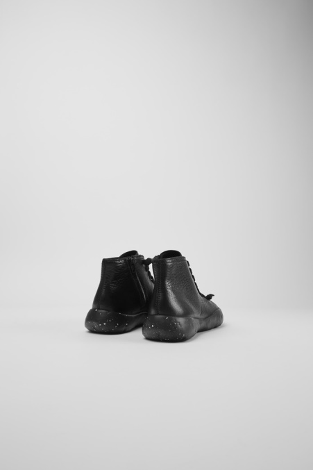 Camper De Peu Stadium Schwarze Lederstiefeletten Für Damen Neu Eingetroffen