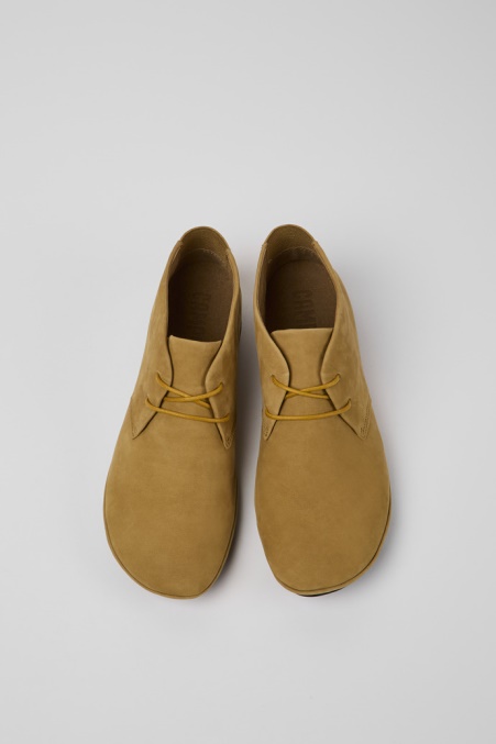 Exklusive Camper De Right Brown Nubuk Desert Boots Für Damen