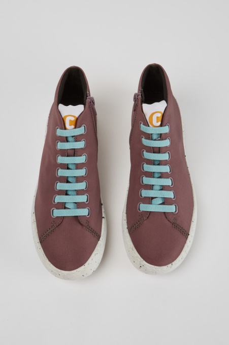 Peu Touring Lila Textilstiefeletten Camper De Neu Eingetroffen