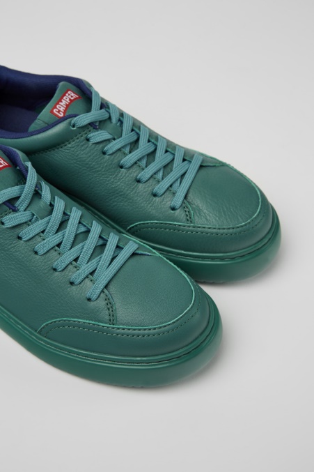 Design Runner K21 Grüne Ledersneaker Für Damen Camper De