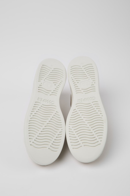 Runner Up Beige Ledersneaker Für Damen Exklusiv Camper De