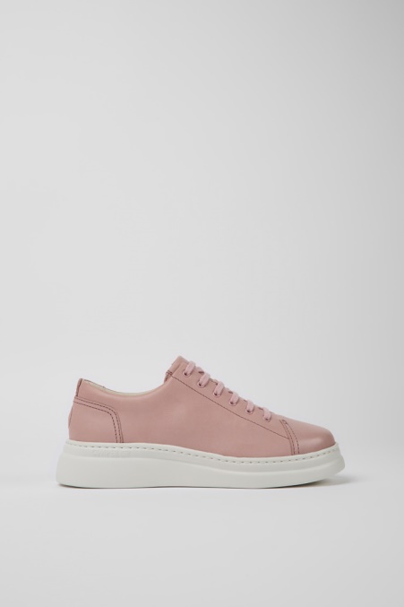 Design Runner Up Rosa Ledersneaker Für Damen Camper De