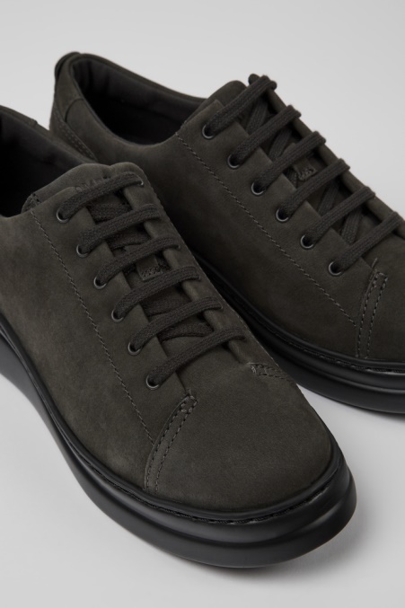 Design Runner Up Graue Nubukturnschuhe Für Damen Camper De