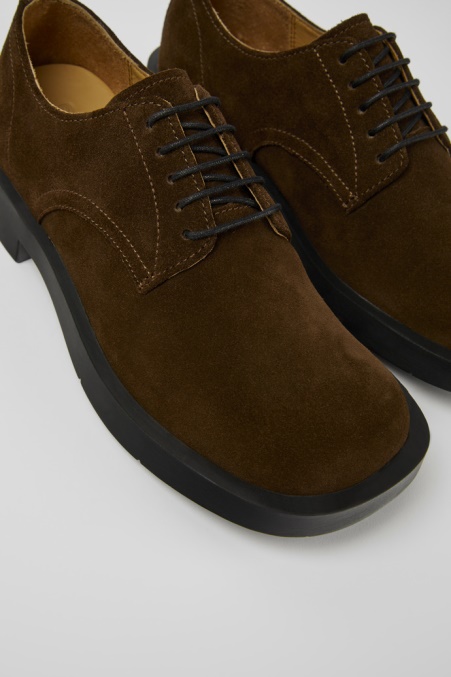 Camper De Design Mil 1978 Braune Nubukschuhe Für Damen