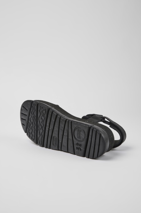 Oruga Up Schwarze Ledersandalen Für Damen Exklusiv Camper De
