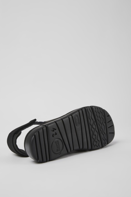 Camper De Design Oruga Braune Leder- Und Textilsandalen Für Herren