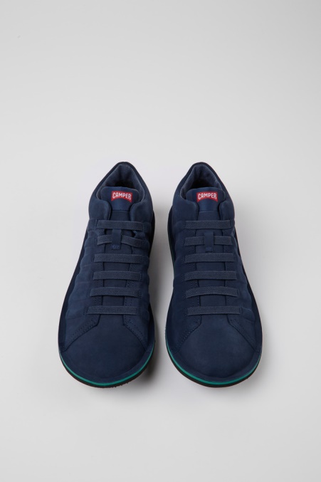 Beetle Gore-tex Marineblaue Nubukstiefeletten Für Herren Camper De Neu Eingetroffen