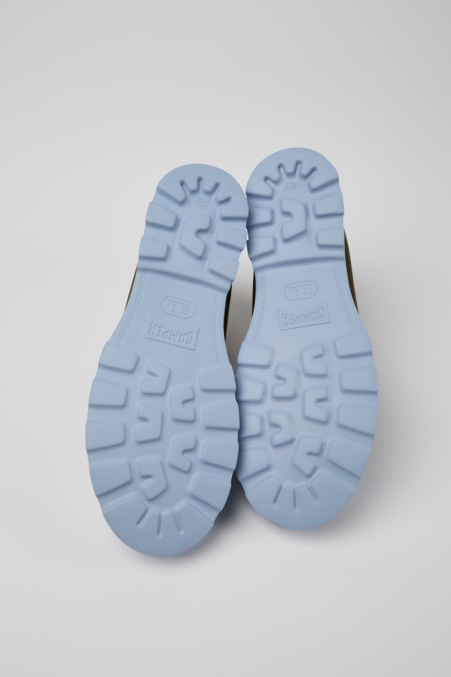 Camper De Design Brutus Grün Blaue Und Schwarze Schuhe Für Herren