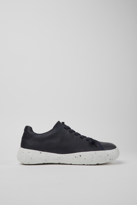 Camper De Design Peu Stadium Blaue Lederturnschuhe Für Herren