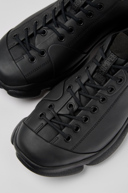 Camper De Karst Schwarze Lederschuhe Für Herren Neu Eingetroffen